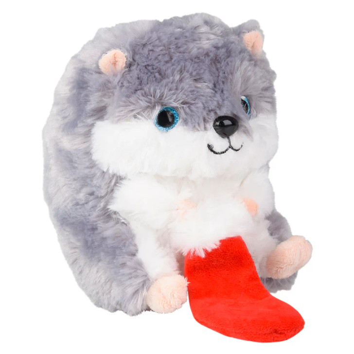 Bulk Christmas hamster plush 72pc 7in brown gray tan gifts decor prizes gray right