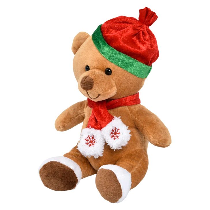 Bulk Christmas plush animals 80pc 8in penguin reindeer polar bear teddy bear bear left