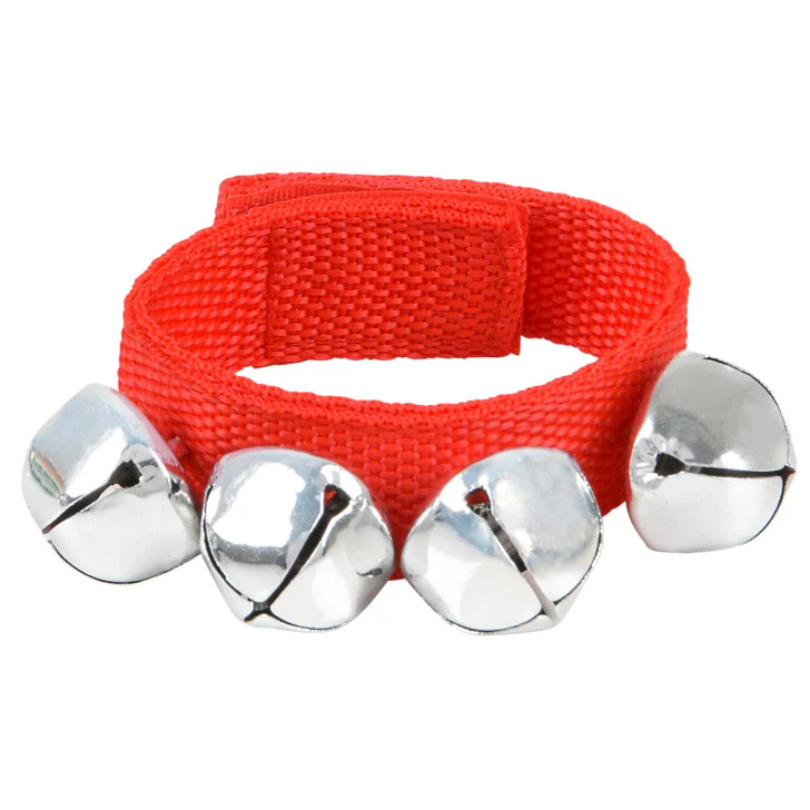 Christmas Jingle Bell Band Bracelets Bulk Party Favors