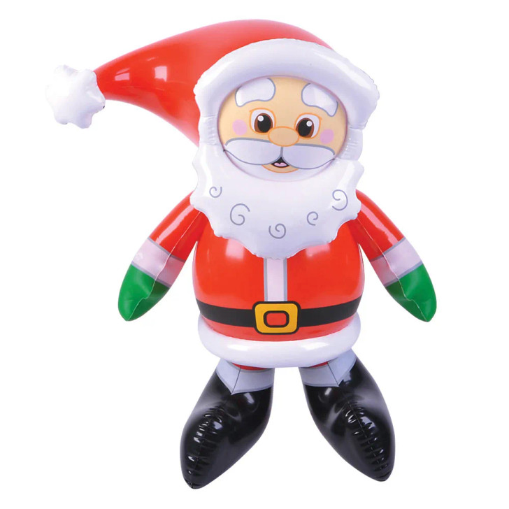 Inflatable Christmas Santa Claus Toys - 24 Inch - Case of 72