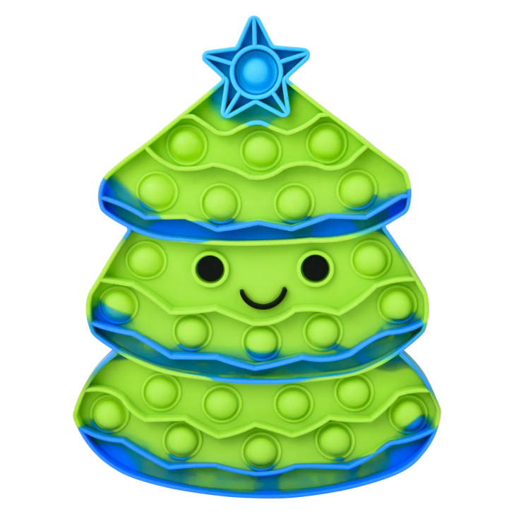 Christmas Tree Jumbo Bubble Popper Toys for Claw Machines and Prize Counters