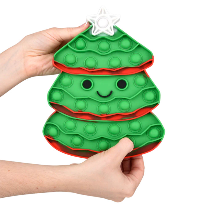 Christmas Tree Jumbo Bubble Popper Toys Bulk Party Favors - View 10