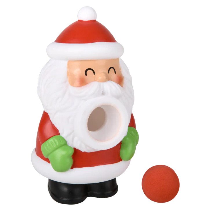Christmas Santa Foam Ball Blaster Toys Bulk Party Favors