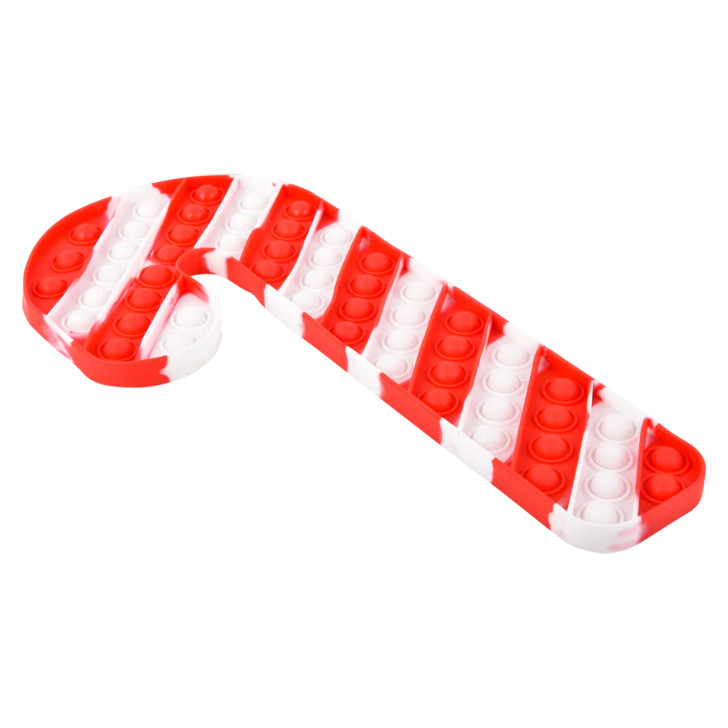 Christmas Candy Cane Mega Bubble Poppers Bulk Party Favors