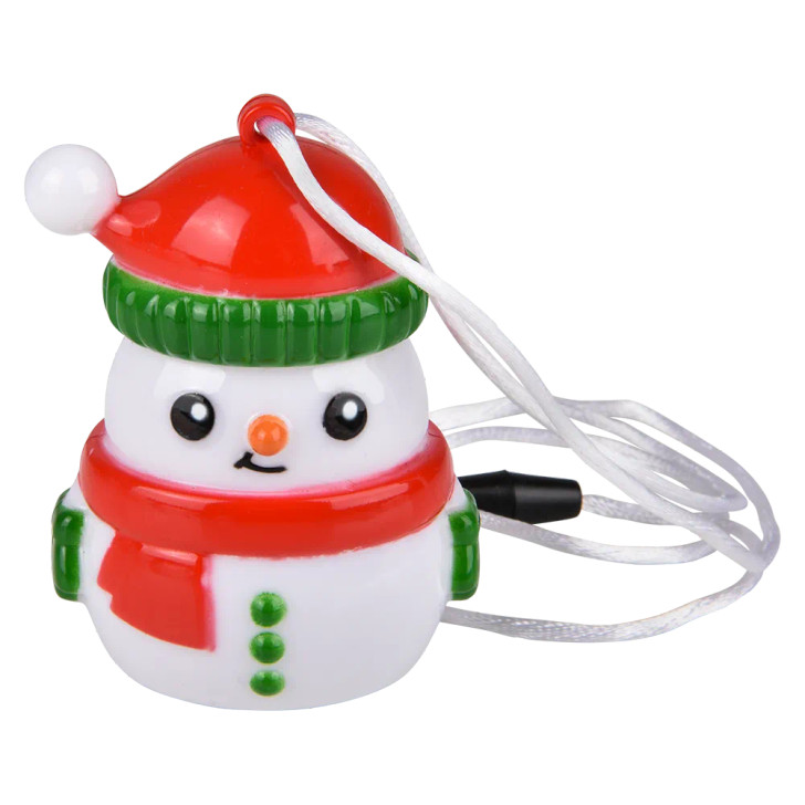 Christmas Light-Up Snowman Necklaces Bulk Party Favors