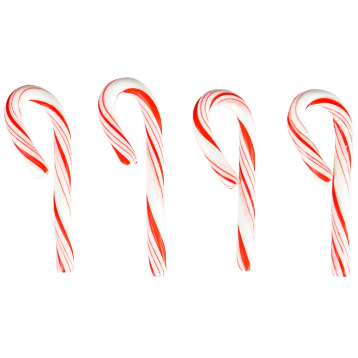 Christmas Peppermint Mini Candy Canes Wholesale Case of 1,920
