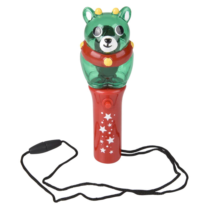 Christmas Light-Up Xmas Reindeer Mini Spinning Wand Necklaces Wholesale Case of 144