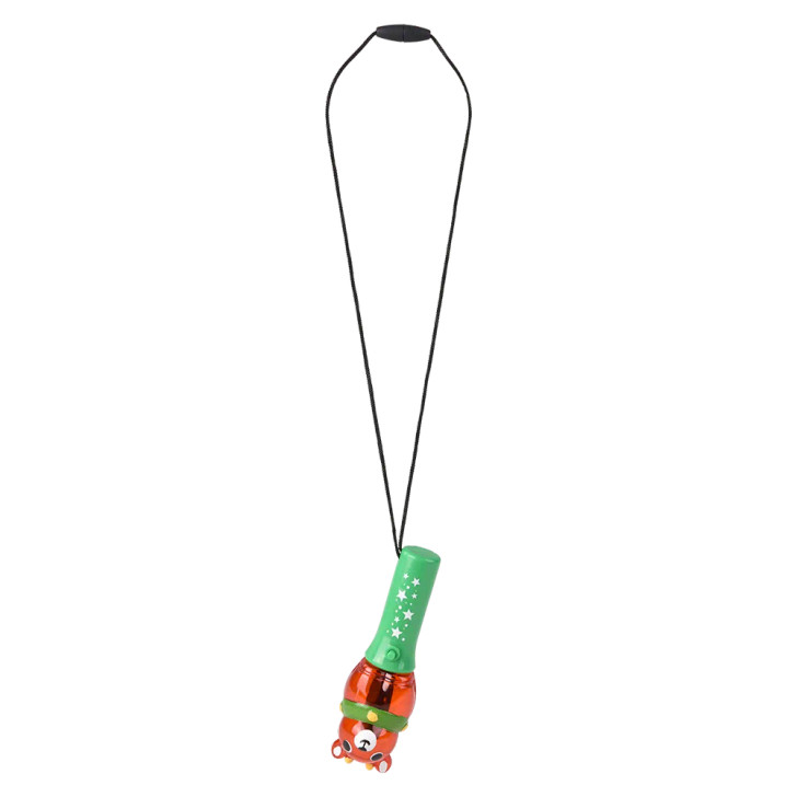 Christmas Light-Up Xmas Reindeer Mini Spinning Wand Necklaces Bulk Party Favors