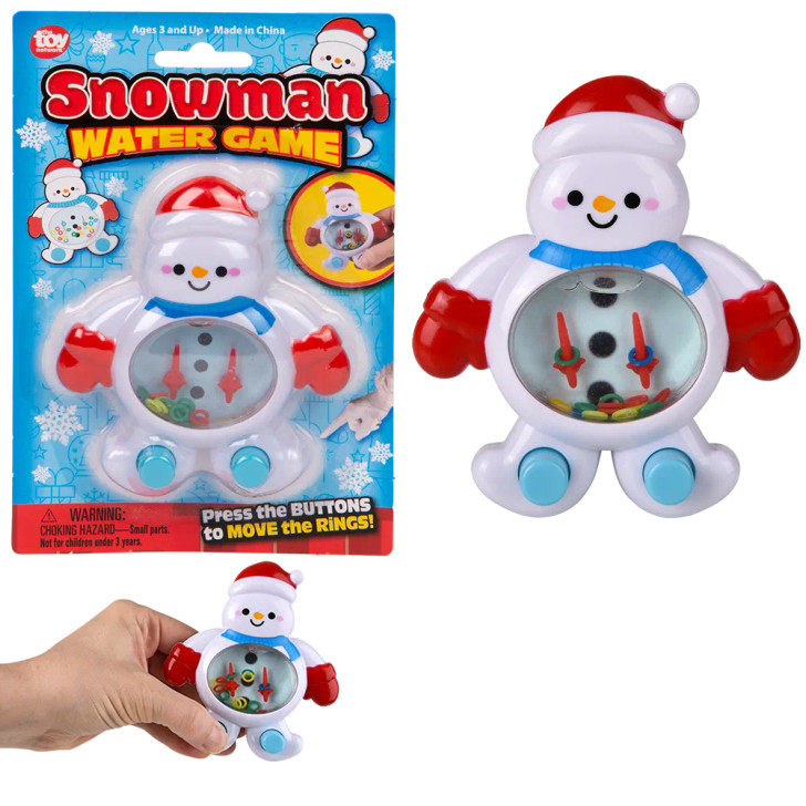 Christmas Snowman Water Games - 4 Inch - Case of 96