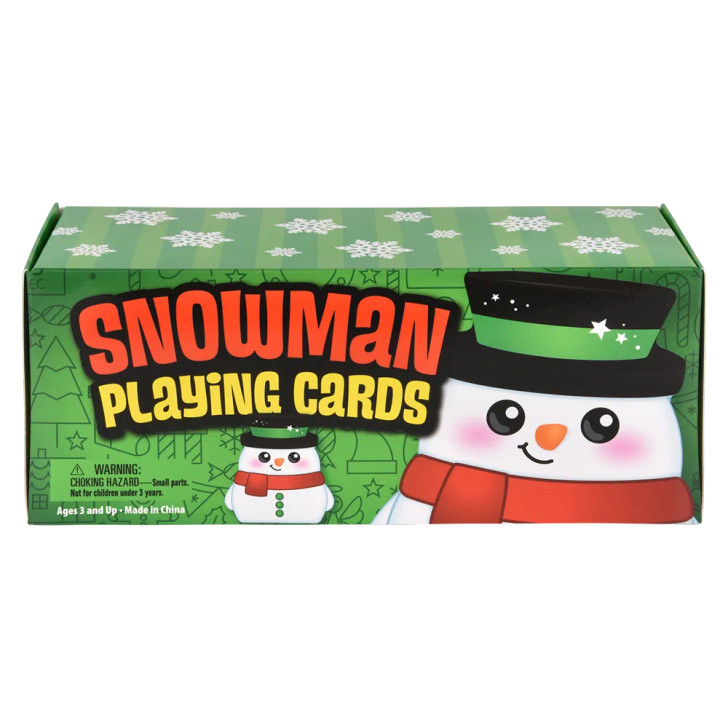 Christmas Snowman Playing Cards Bulk Carnival Prizes