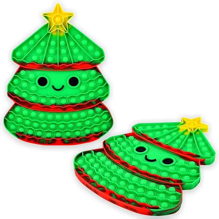 Christmas Tree Mega Bubble Popper Toys Wholesale Case of 24