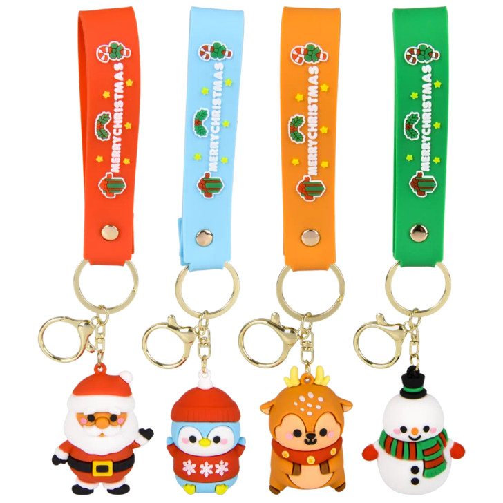 Christmas Wristlet Clip-Ons - 2 Inch - Case of 144