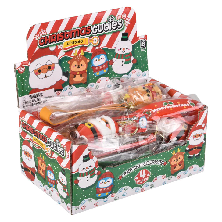 Christmas Wristlet Clip-Ons for Claw Machines and Prize Counters