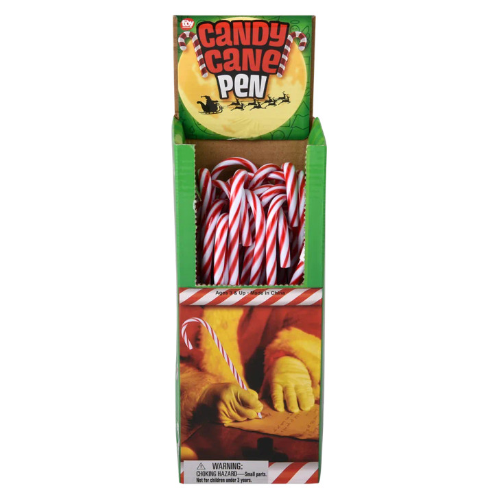 Christmas Candy Cane Pens Bulk Party Favors