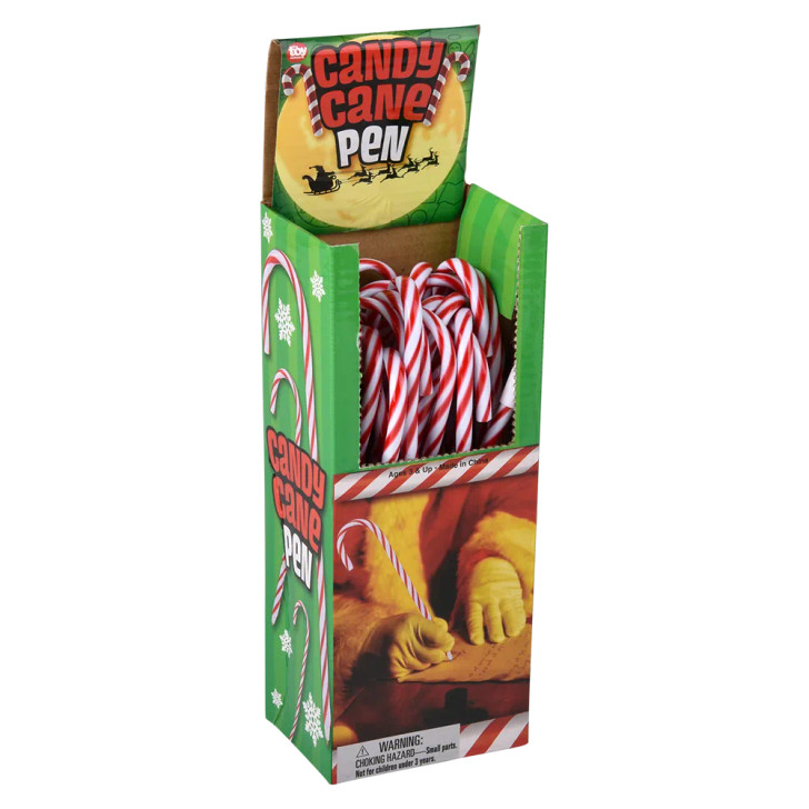 Christmas Candy Cane Pens for Claw Machines and Prize Counters