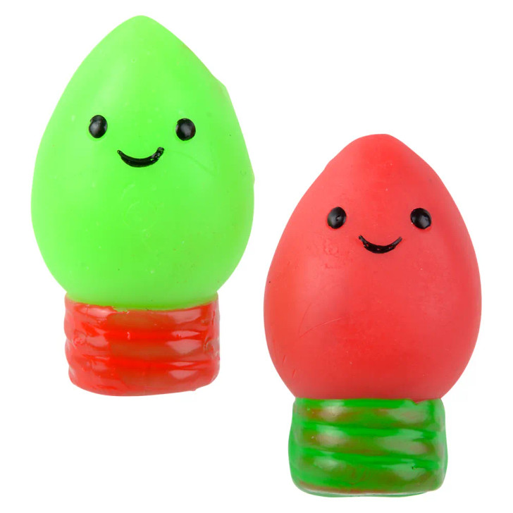 Gummy Christmas characters 576-pack (1.5 inch) right-angle view of gummy characters including santa snowman reindeer elf