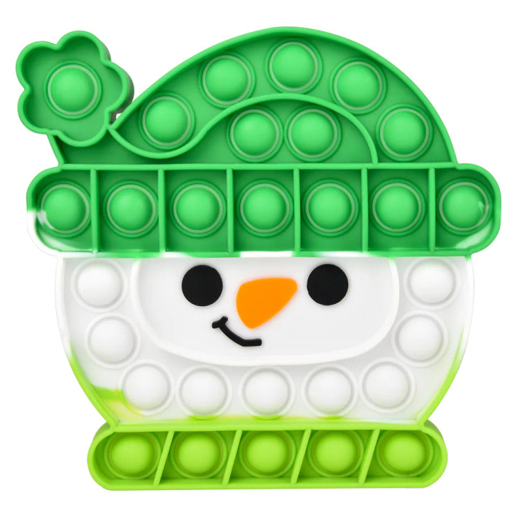 Christmas Snowman Winter Hat Bubble Poppers Bulk Party Favors