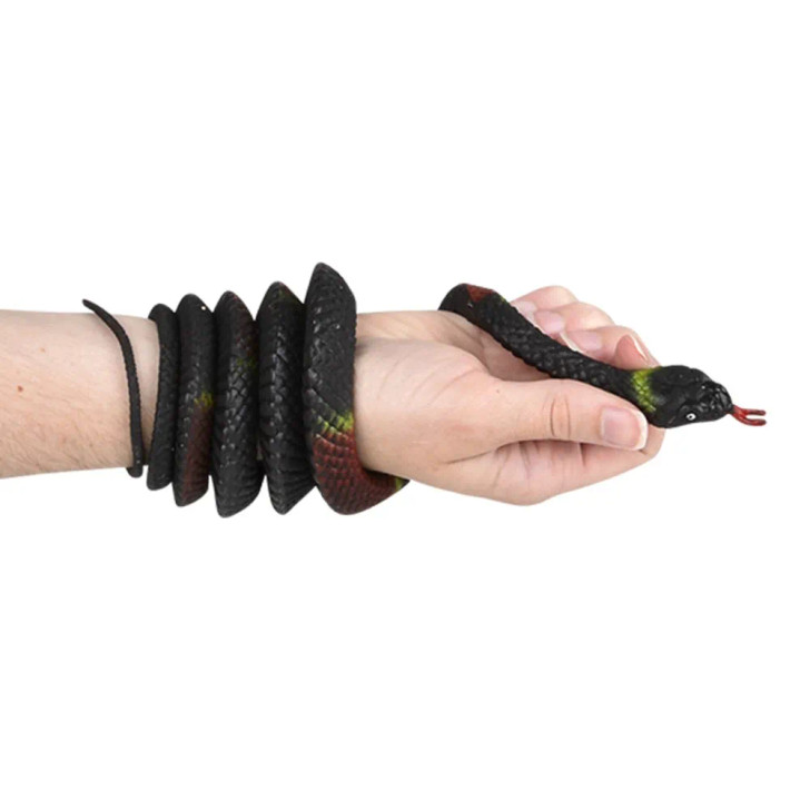 Rubber Eastern Coral Snake Toys Bulk Party Favors