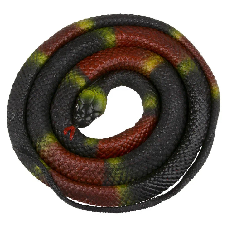 Rubber Eastern Coral Snake Toys Wholesale Case of 48