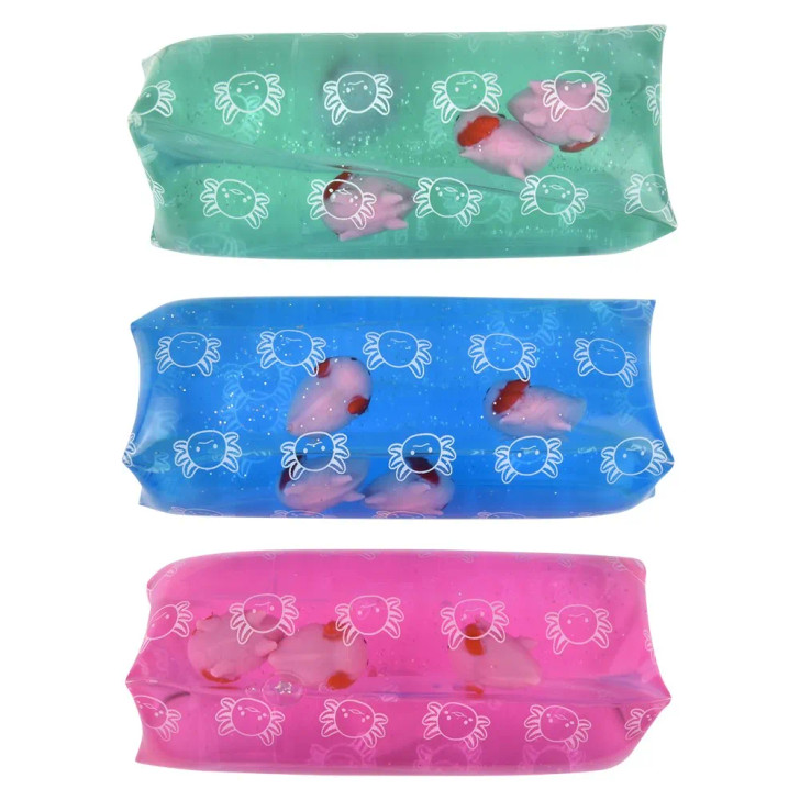 Jumbo Axolotl Water Wiggler Toys Wholesale Case of 48