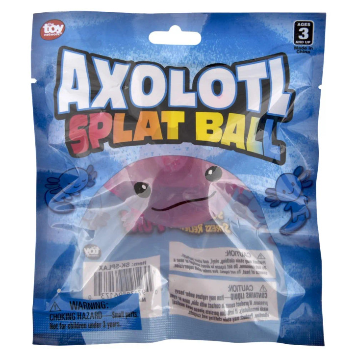 Splat Axolotl Toys for Claw Machines and Prize Counters