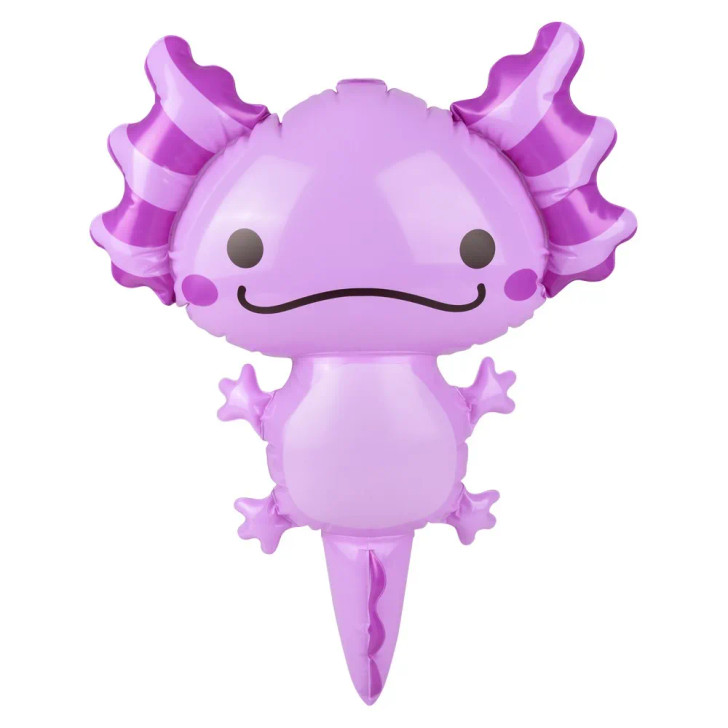 Axolotl inflate 24" 144 pcs bulk toy gifts purple.