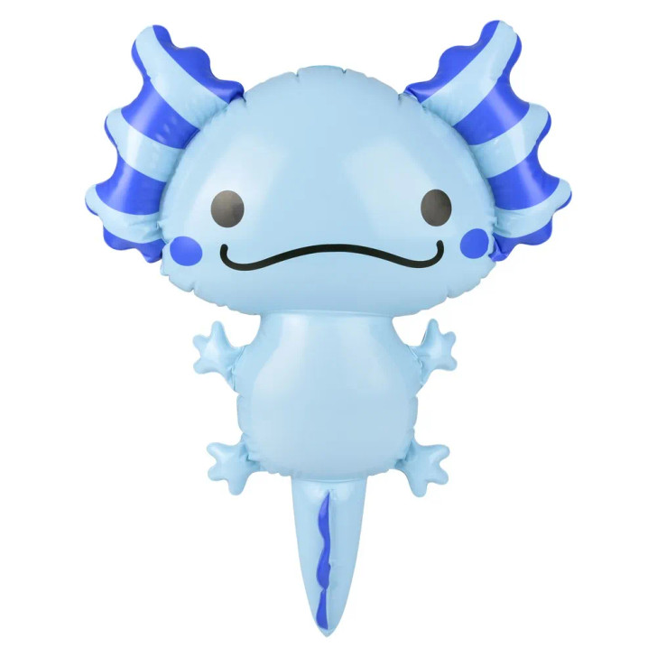 Axolotl inflate 24" 144 pcs bulk toy gifts blue.