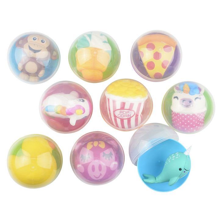 Capsule Kit Squish Toy Mix Wholesale Case of 48