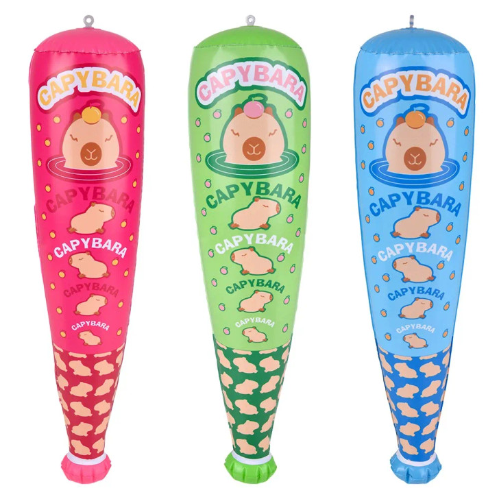 Inflatable Capybara Mini Baseball Bat Toys - 20 Inch - Case of 288