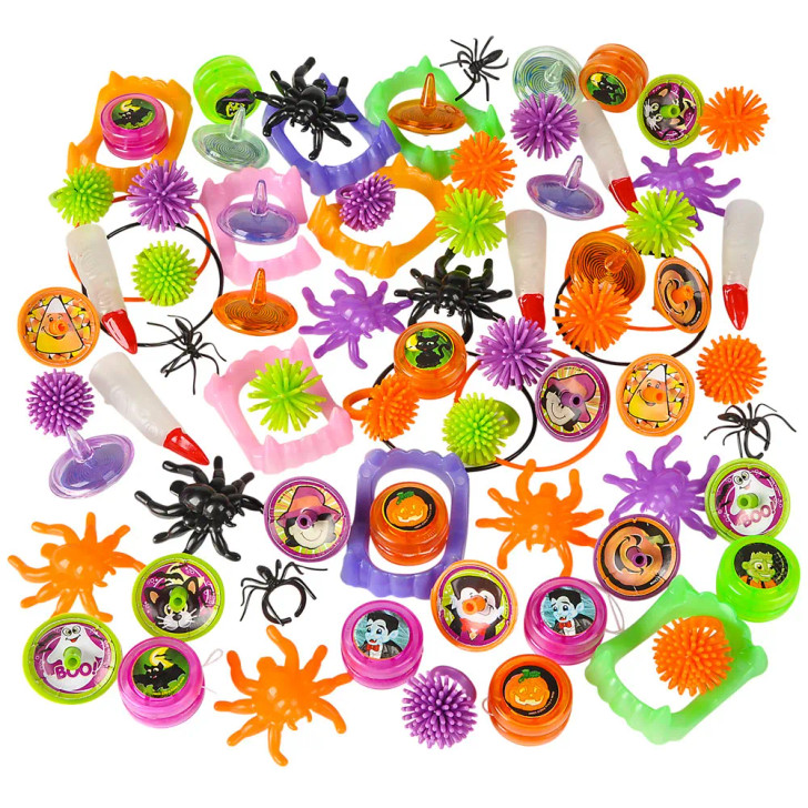 Halloween Mini Toy Assortment 600 Pcs Bulk Toy Gifts