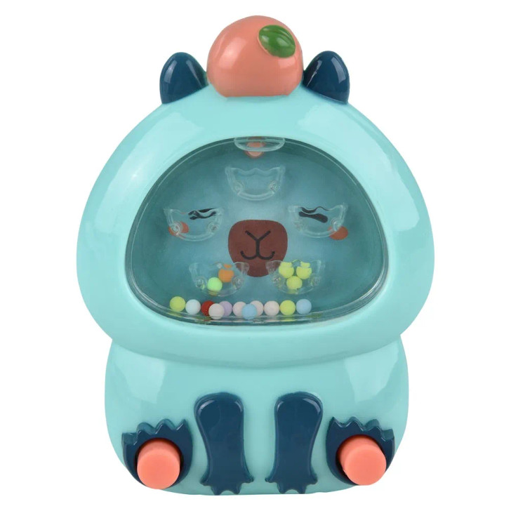 Capybara water game 5" 96 pcs bulk toy gifts teal.