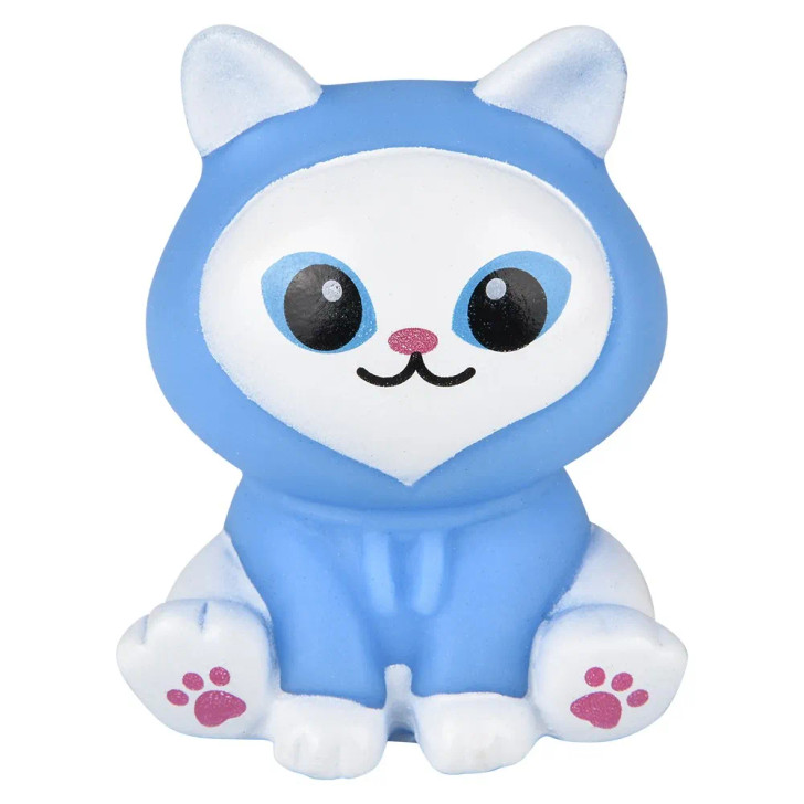 Rubber cat assortment 2" 500 pcs bulk toy gifts with hoodie.