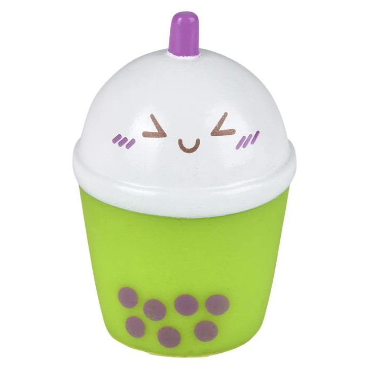 Rubber bubble tea assortment 2" 500 pcs bulk collectible toy gifts green.