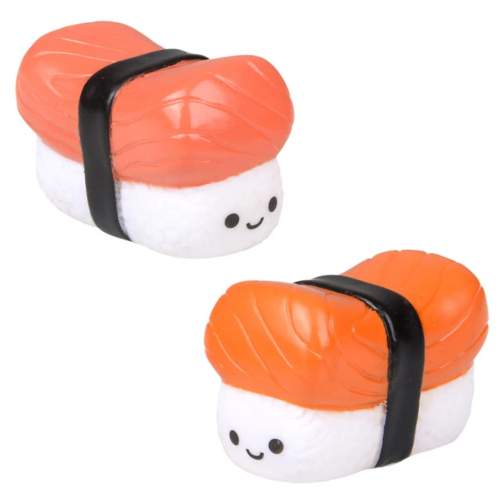 Rubber fast food collectible 2" 500 pcs bulk assorted toy gifts sushi.