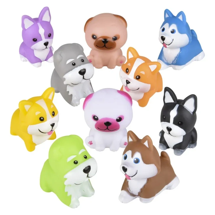 Rubber Dog Toy Mix - 2 Inch - Case of 500