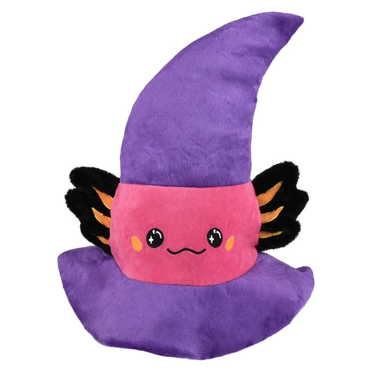 Light -up axolotl witch hat 3 assorted colors bulk 36 pcs purple