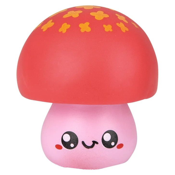 Rubber mushroom assortment 2" 500 pcs bulk assorted toy gifts pink.