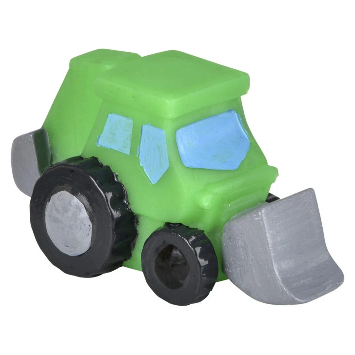 Rubber vehicles assortment 2" 500 pcs bulk assorted toy gifts skip loader.