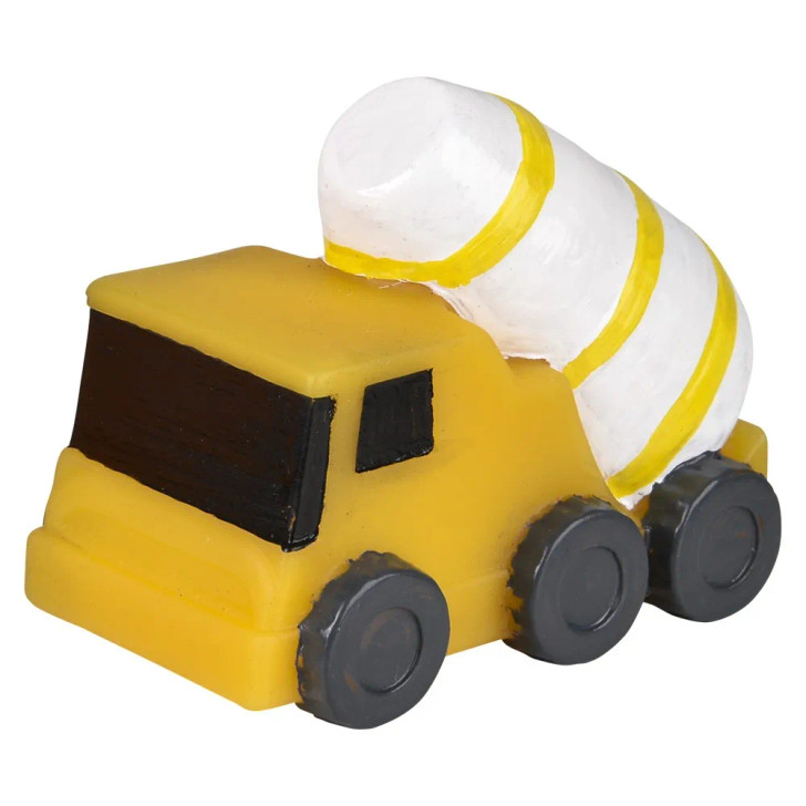 Rubber vehicles assortment 2" 500 pcs bulk assorted toy gifts cement mixer.