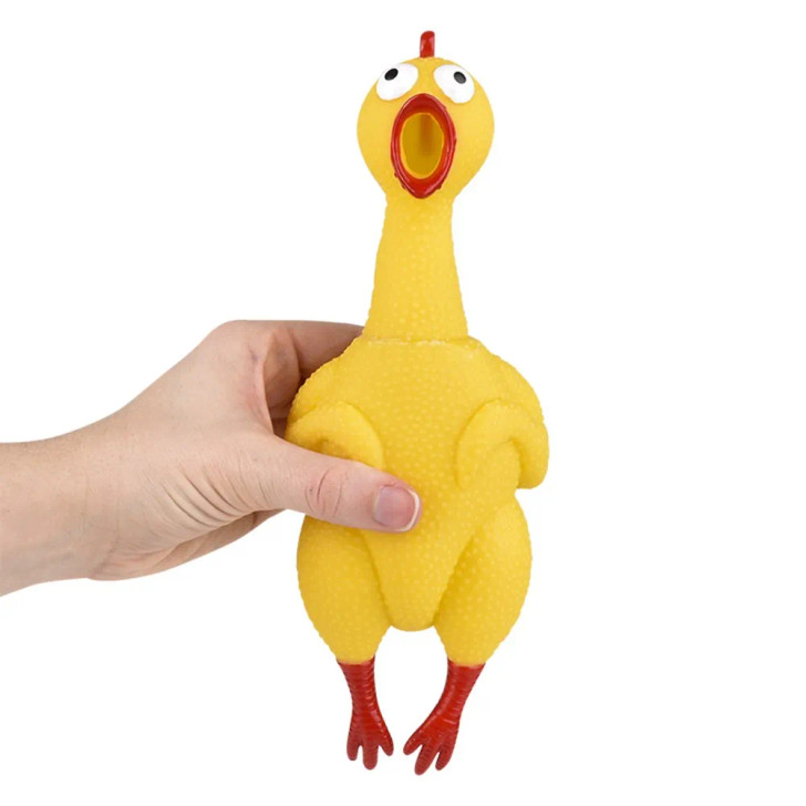 Big Rubber Chicken Collectible Toys Wholesale Case of 72