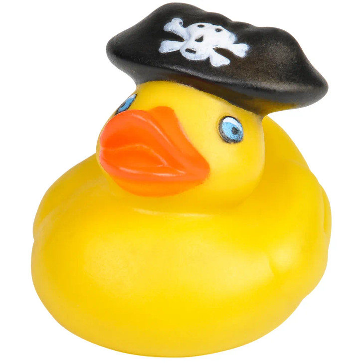 Rubber Duckies Pirate Theme – 576 Pieces Bulk, 2", 4 Pirate Styles