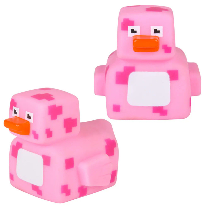 Rubber Duckies Pixelated – 576 Pieces Bulk, 2", 4 Gamer Colors