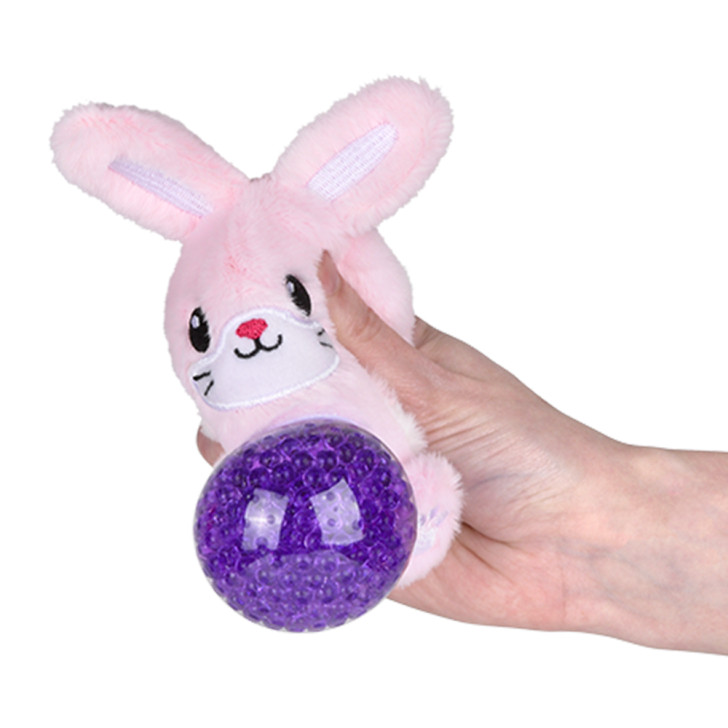 Squeezy bead plush Easter bunny bulk 72 pieces 3 inch bunny squeeze