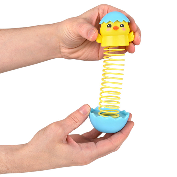 Easter chick fidget spring bulk 144 pieces 4.7 inch 4 colors hands stretch