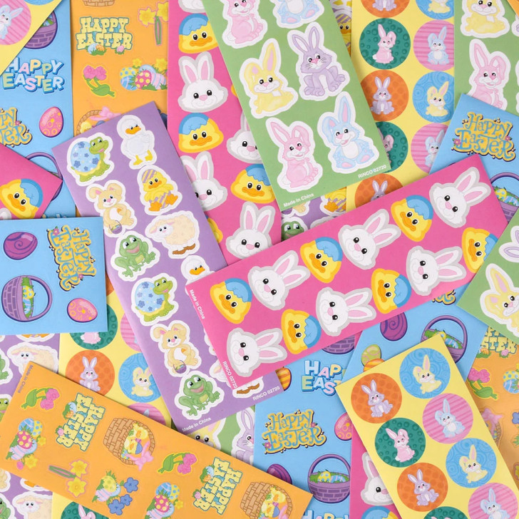 Easter Stickers - 2 Inch - Case of 2,400 - Assorted