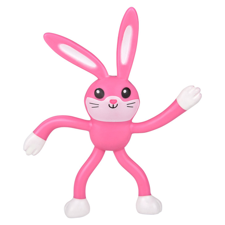 Bendable Easter bunnies bulk 288 pieces 5 inch 4 colors bunny 2