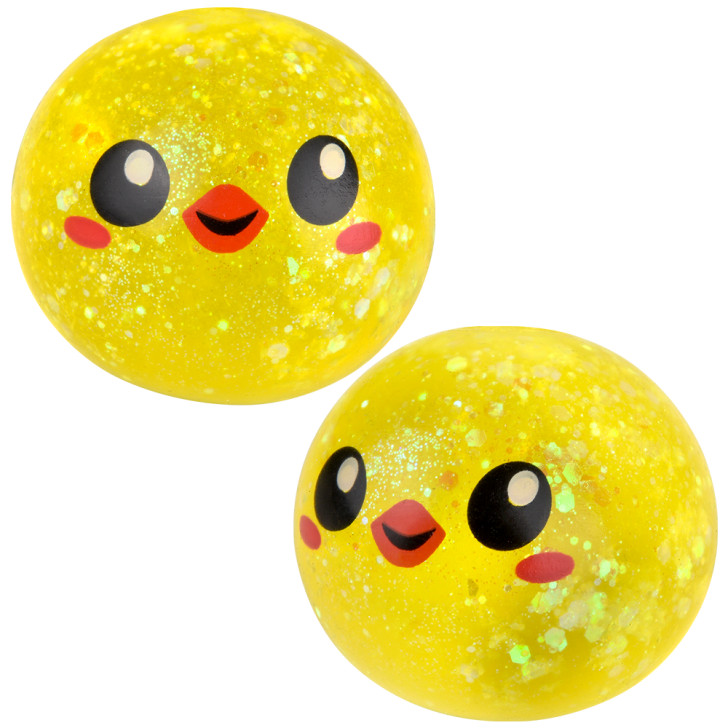 Easter Chick Sugar Ball – 72 Pieces Bulk, 2.5"