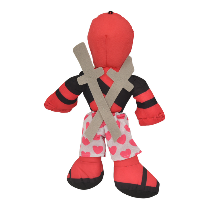 Deadpool Boxer Plush Toy - 14 Inch Stuffed Figure - 24-Pack Bulk