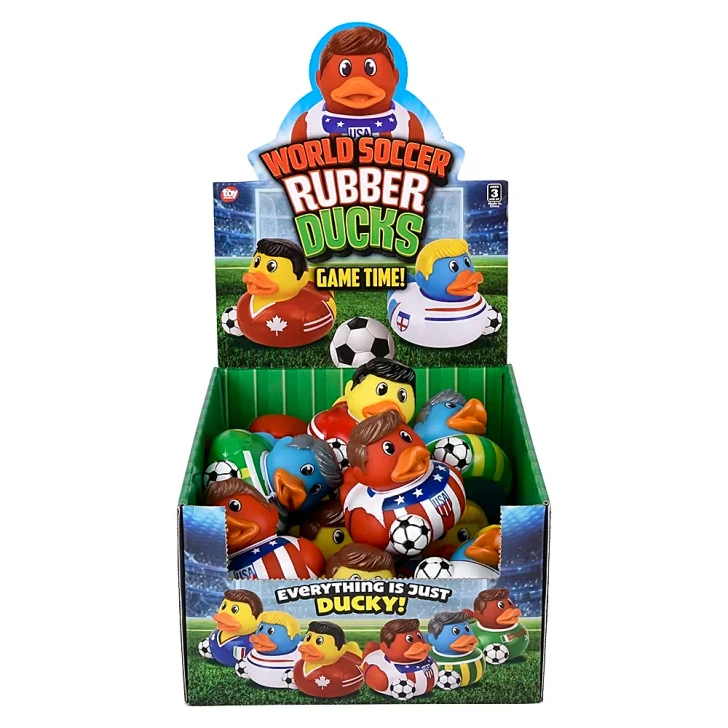 World Soccer Team Rubber Duckies Bulk 72 Pieces - View 4
