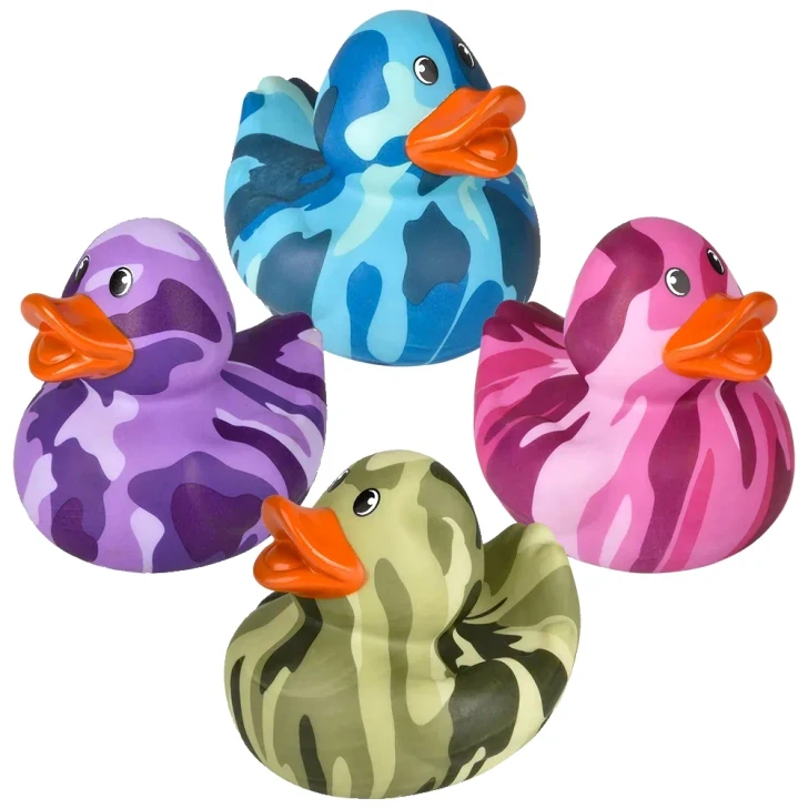 Big Camouflage Rubber Ducks 6" Bulk 36 Pieces - Party favors - view 2
